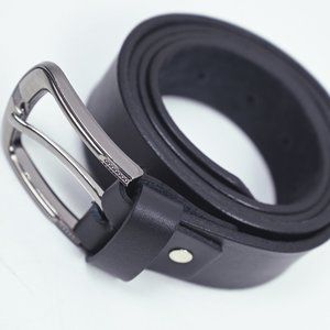 Mens Leather Belt, Black Leahter Belt, Genuine Leather Belt, Full Grain Leather